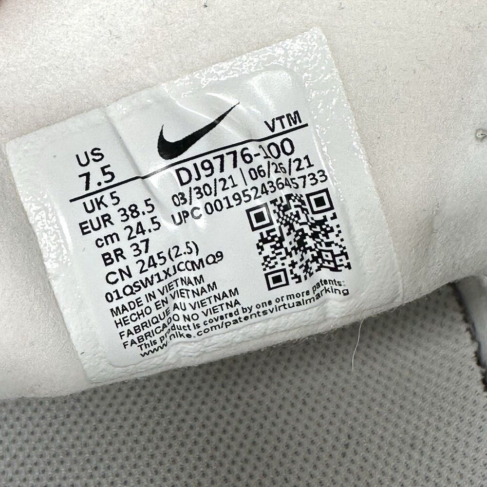 Nike Shoes Women’s Size 7.5 Waffle One SE Leopard White Sneakers DJ9776-100 - Picture 12 of 15